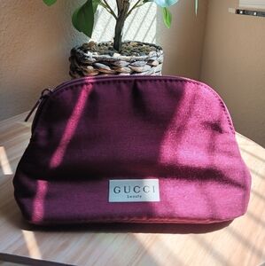 Gucci Deep Red Cosmetic Case